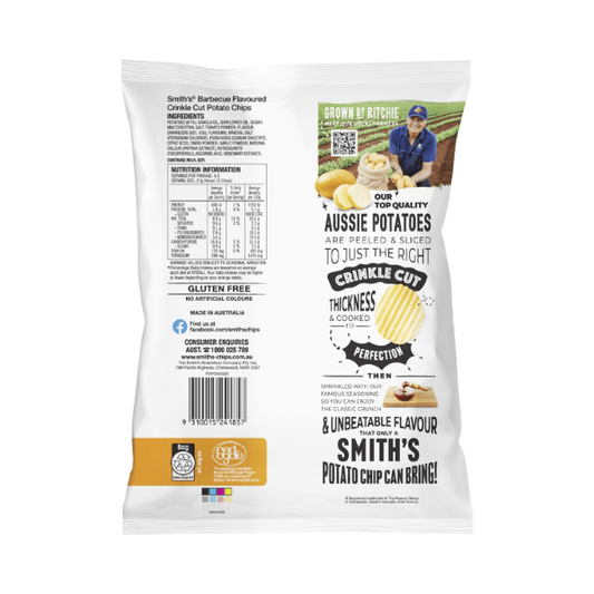 Smith's Crinkle Cut Potato Chips Barbecue