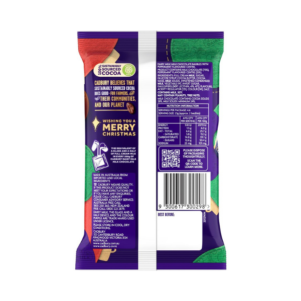 Cadbury Dairy Milk Baubles Peppermint