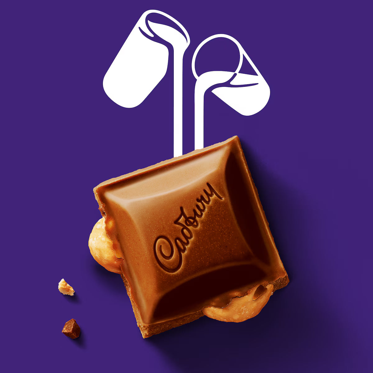 Cadbury Dairy Milk Hazelnut Chocolate Block