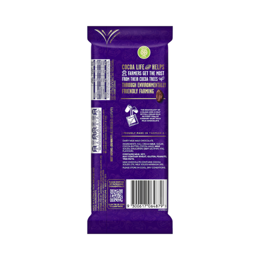 Bloc de chocolat au lait Cadbury