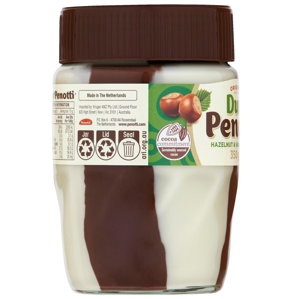 Duo Penotti Hazelnut Vanilla Spread