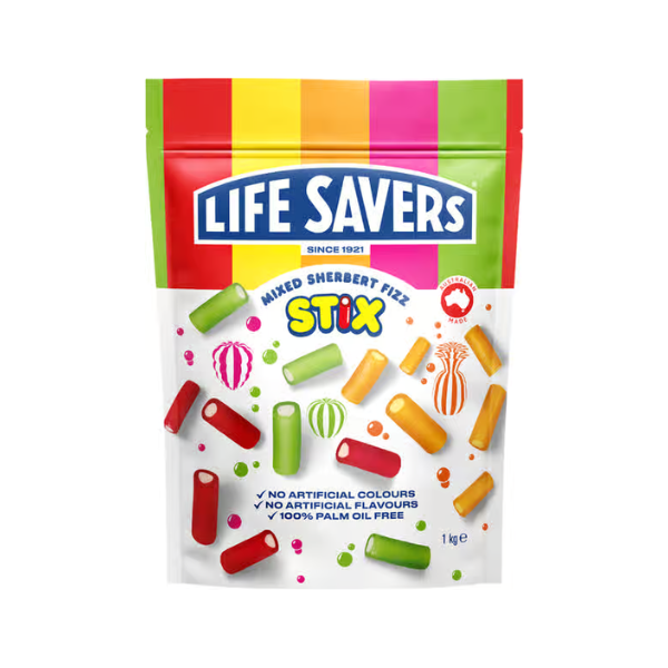 Life Savers Mixed Sherbert Fizz Stix