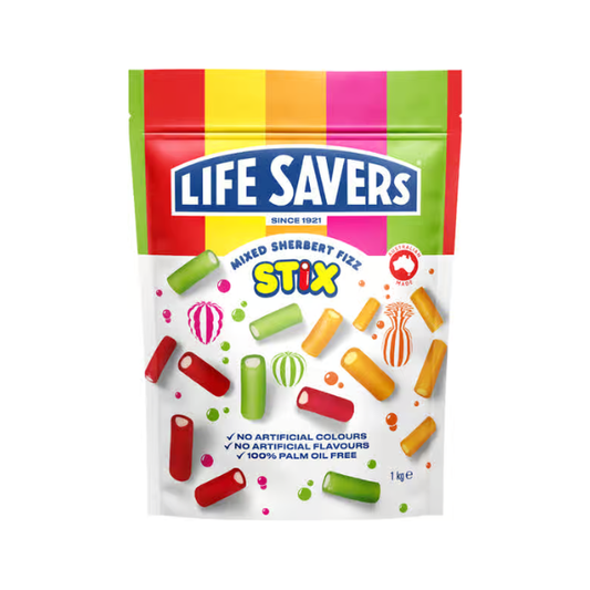 Life Savers Mixed Sherbert Fizz Stix