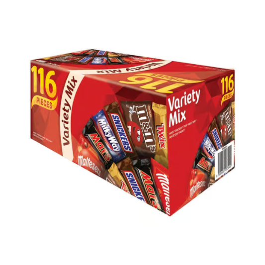 Mars Variety Mix Box 116 Pieces