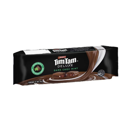 Arnotts Tim Tam Deluxe Dark Choc Mint Chocolate Biscuits