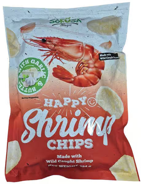 Sokusa Garlic Shrimp Chips