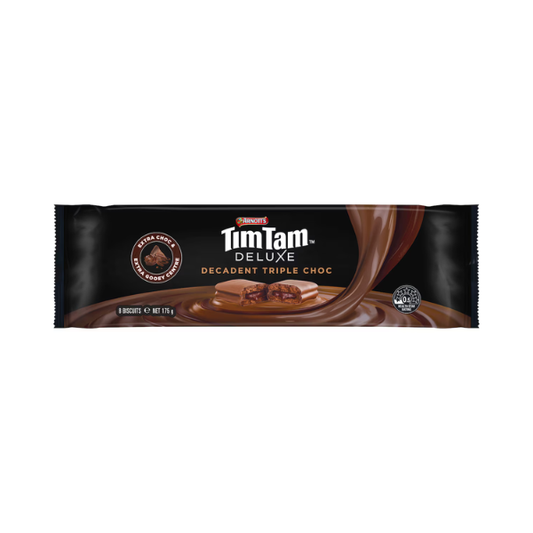 Arnotts Tim Tam Deluxe Decadent Triple Choc Biscuits