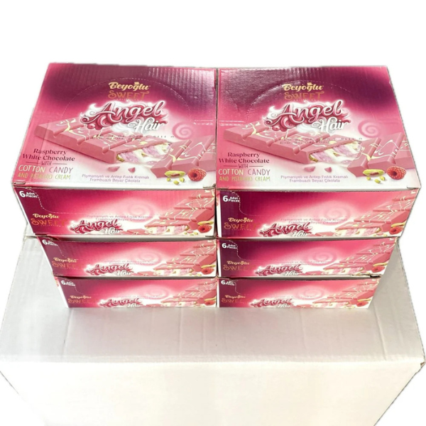 Angel Hair Raspberry Chocolate with Cotton Candy and Pistachio Cream 170g