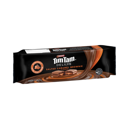Arnotts Tim Tam Deluxe Salted Caramel Brownie Chocolate Biscuits