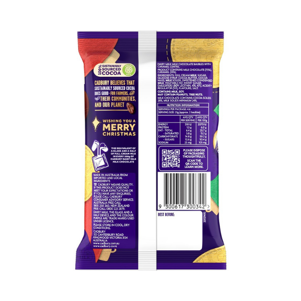 Cadbury Dairy Milk Baubles Caramello