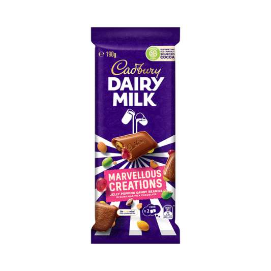 Cadbury Dairy Milk Marvellous Creation Jelly Popping Chocolate Block