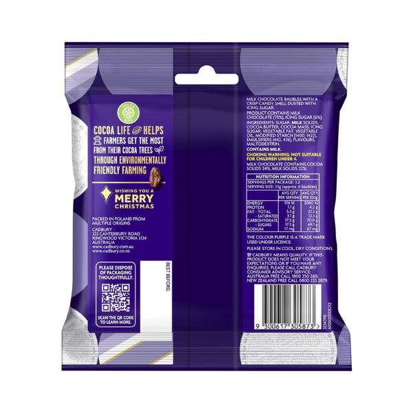 Cadbury Mini Frosted Baubles