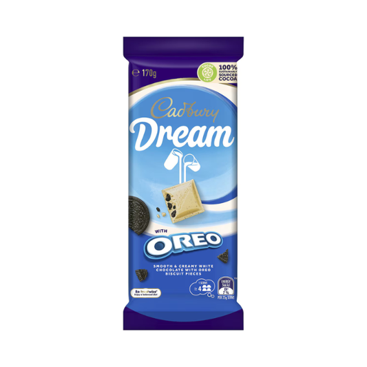 Cadbury Dream Oreo White Chocolate Block