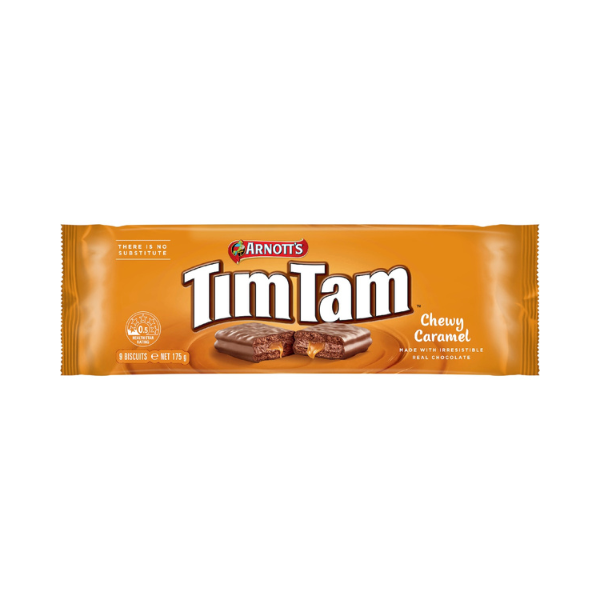 Arnotts Tim Tam Chewy Caramel Chocolate Biscuits