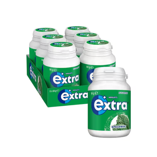 Wrigley's Sugar Free Extra Spearmint Gum Bottles