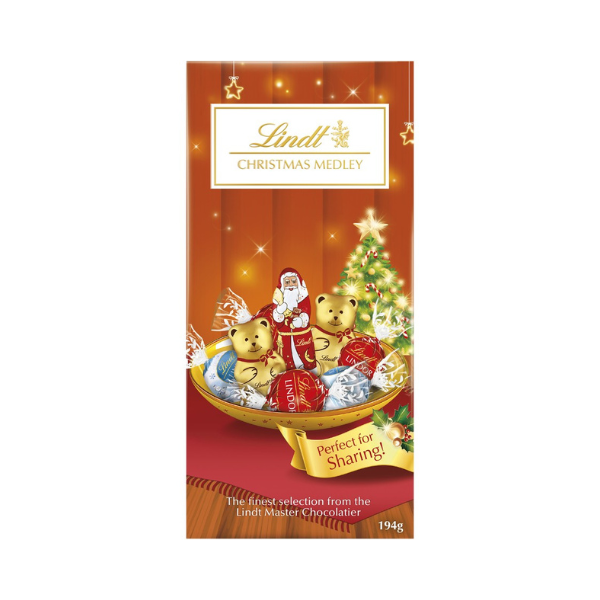 Sachet de chocolats Lindt de Noël