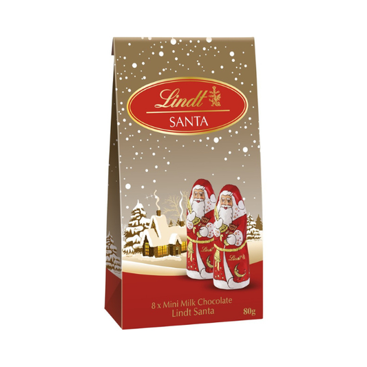 Lindt Mini Santa Pouch Bag