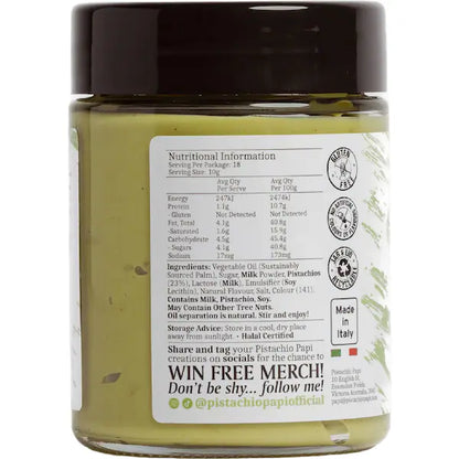 Pistachio Papi Crunchy Spread