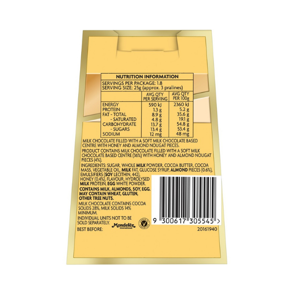 Toblerone Pralines Chocolate Gift Box