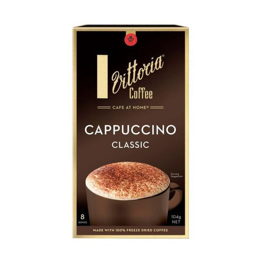Vittoria Cappuccino Coffee Sachets 8 Pack